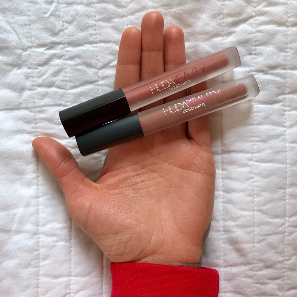 LOT OF 2 *NEW* Huda Beauty Matte Liquid Lipsticks